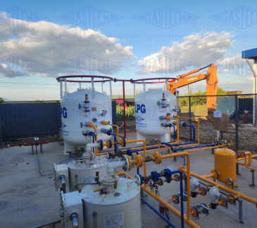 LẮP ĐẶT HỆ THỐNG LPG – BỒN 3.5M³ & MÁY HÓA HƠI ĐIỆN 200 KG/HR